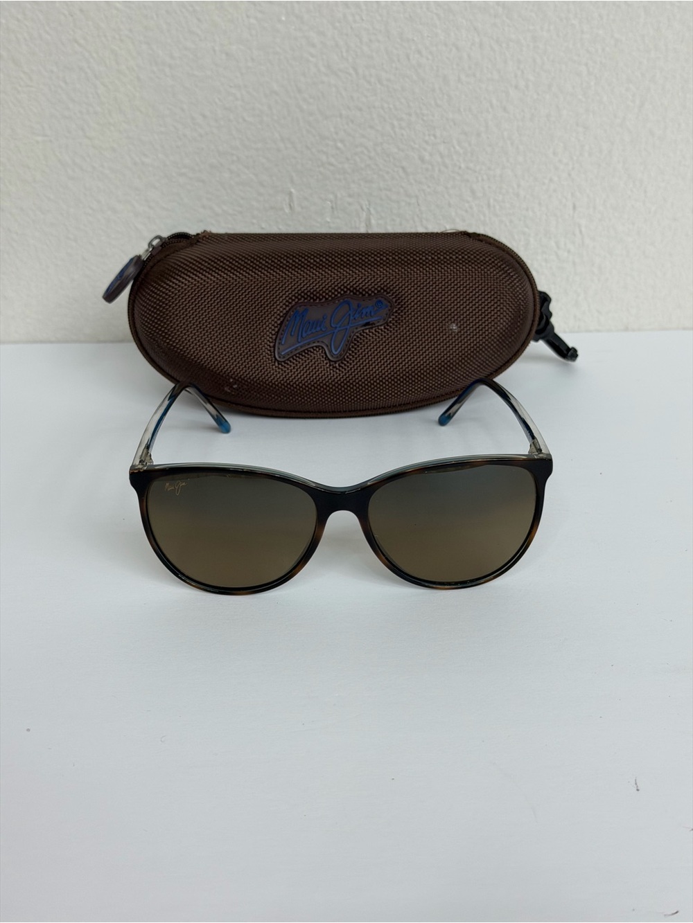 Maui Jim Ocean MJ 723 10P Sunglasses Tortoise Peacock Polarized Womens Italy
